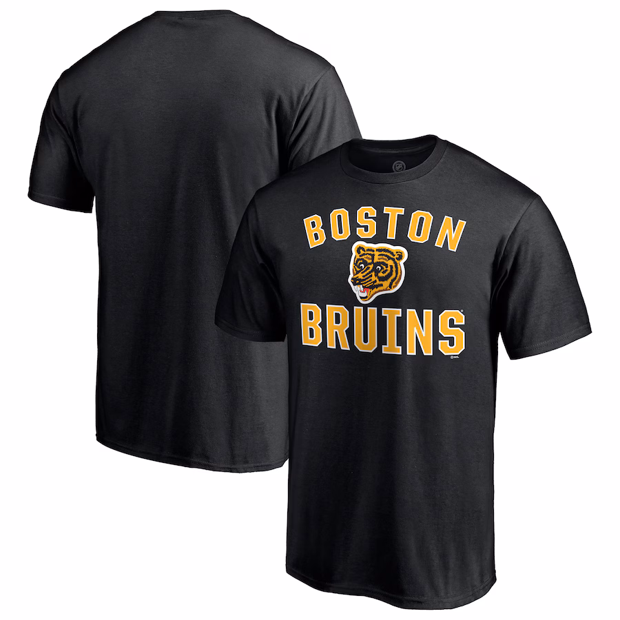 Men's Boston Bruins Black Special Edition Victory Arch T-Shirt - ujerseystore