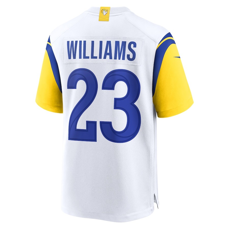 Men's Los Angeles Rams Kyren Williams Nike  White  Game Jersey - ujerseystore