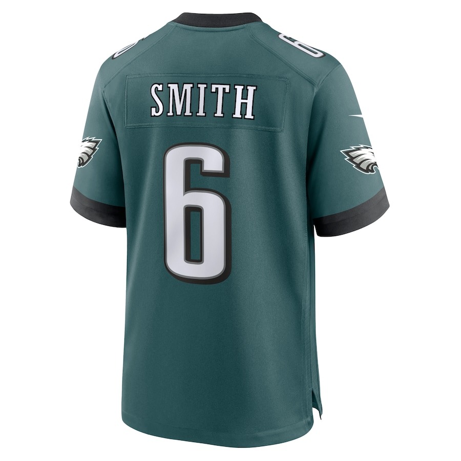 Men's Philadelphia Eagles DeVonta Smith Nike Midnight Green Team Game Jersey - ujerseystore