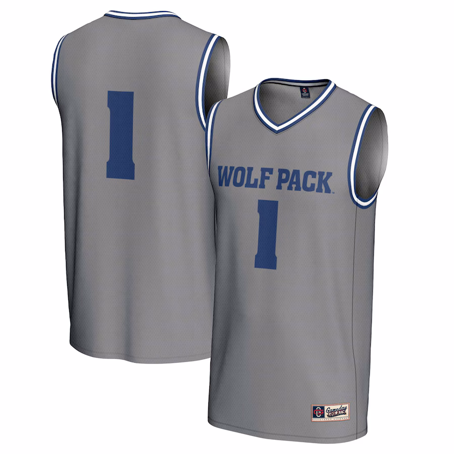 Unisex GameDay Greats #1 Gray Nevada Wolf Pack  Lightweight Basketball Fashion Jersey - ujerseystore