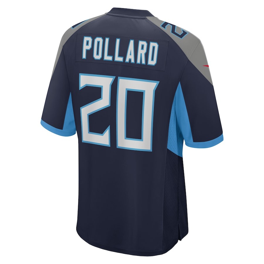 Men's Tennessee Titans Tony Pollard Nike Navy Game Player Jersey - ujerseystore