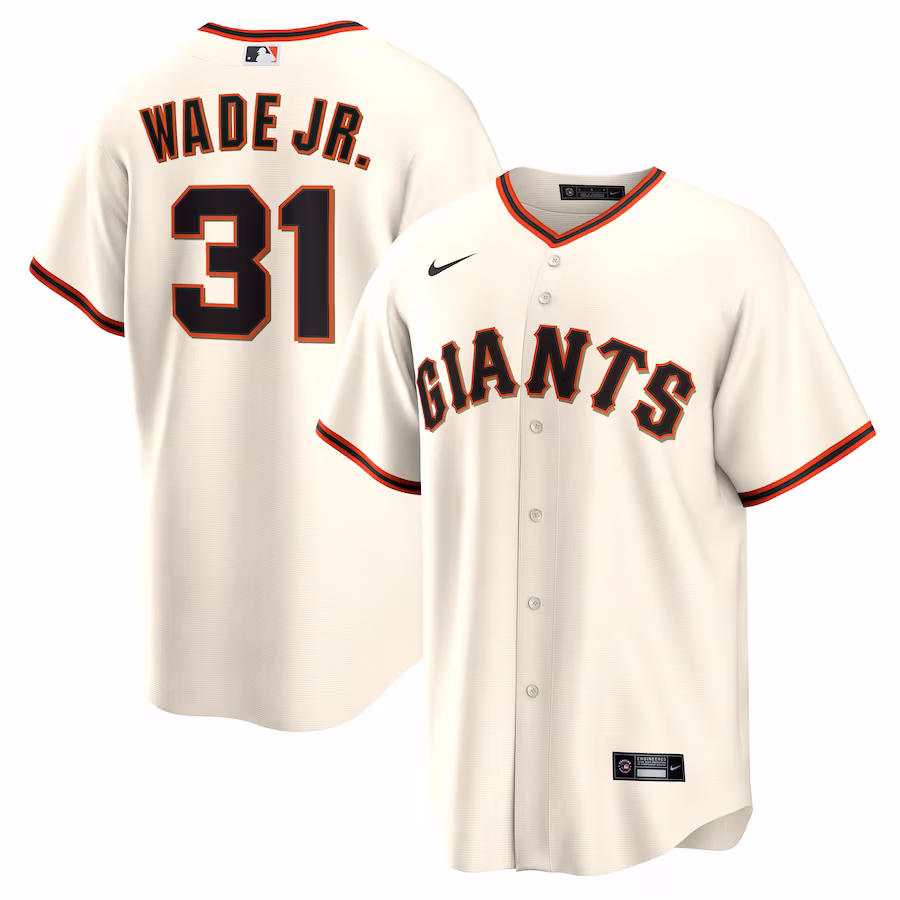 Men's San Francisco Giants LaMonte Wade Jr. Nike Cream Home Replica Player Jersey - ujerseystore