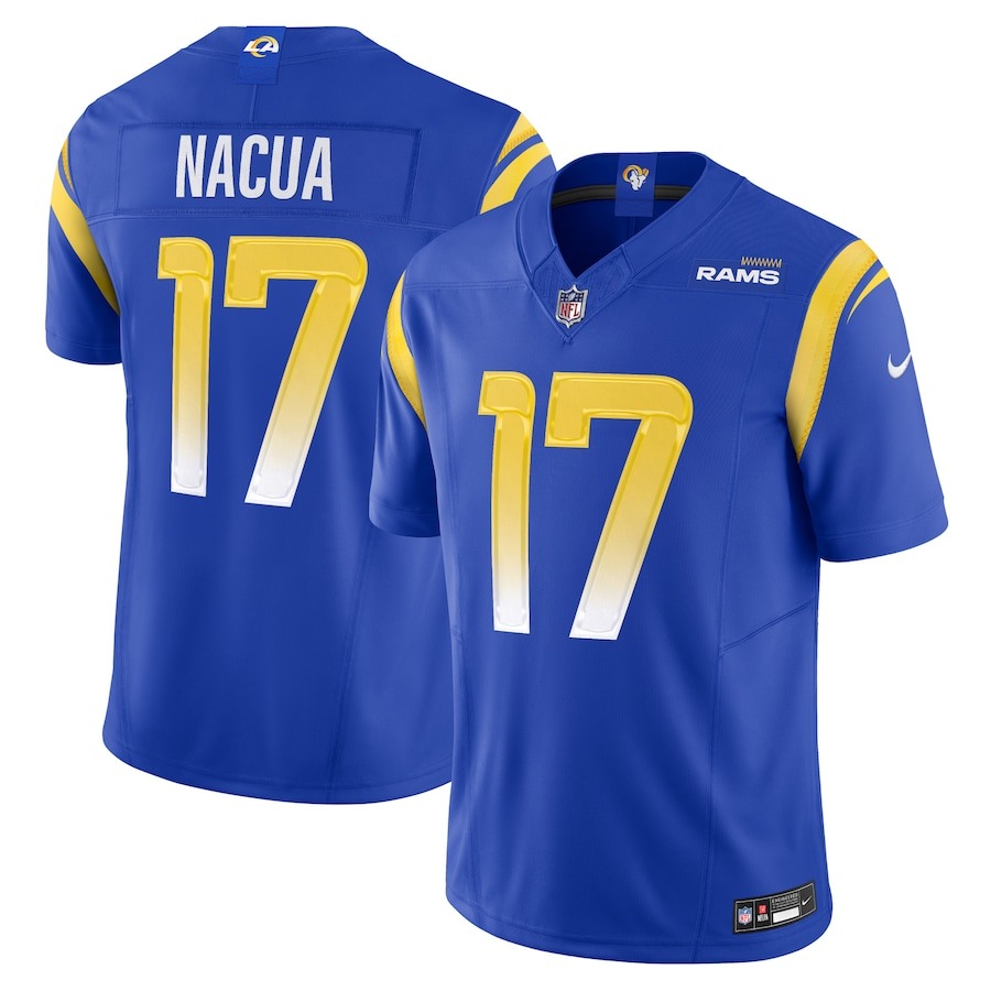 Men's Los Angeles Rams Puka Nacua Nike Royal Vapor F.U.S.E. Limited Jersey - ujerseystore