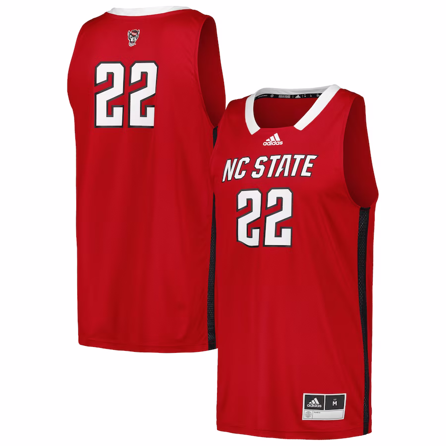 #22 NC State Wolfpack adidas Swingman Jersey - Red - ujerseystore