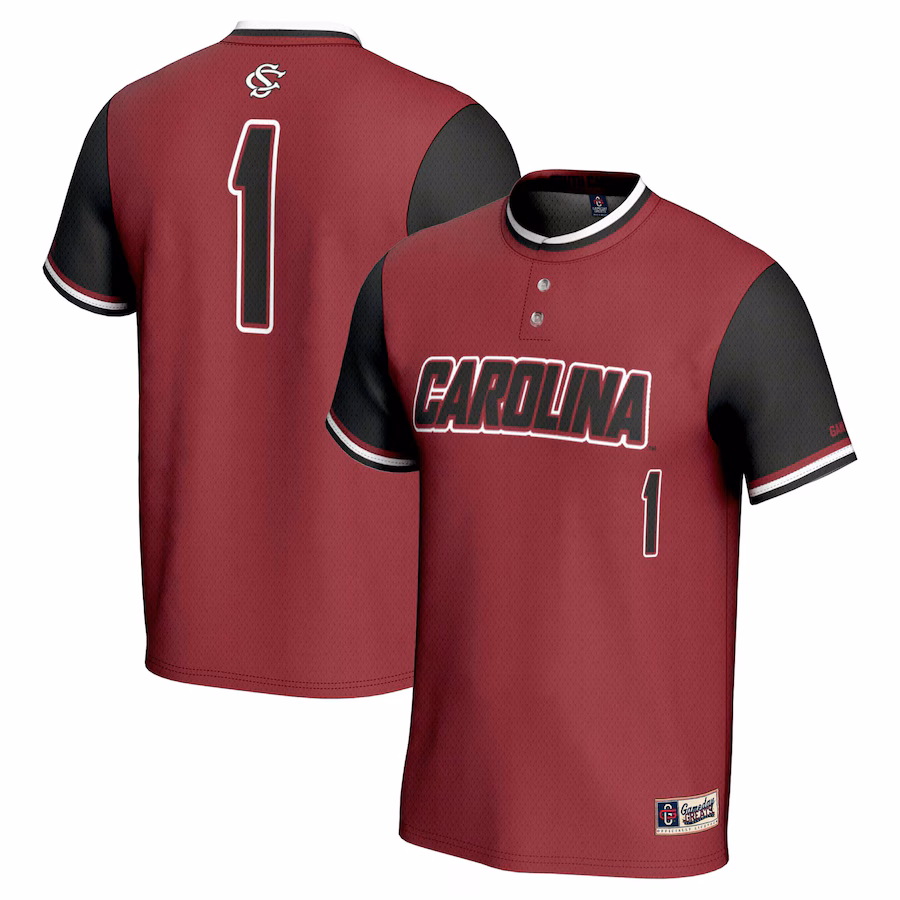 Youth GameDay Greats #1 Garnet South Carolina Gamecocks Lightweight Softball Jersey - ujerseystore
