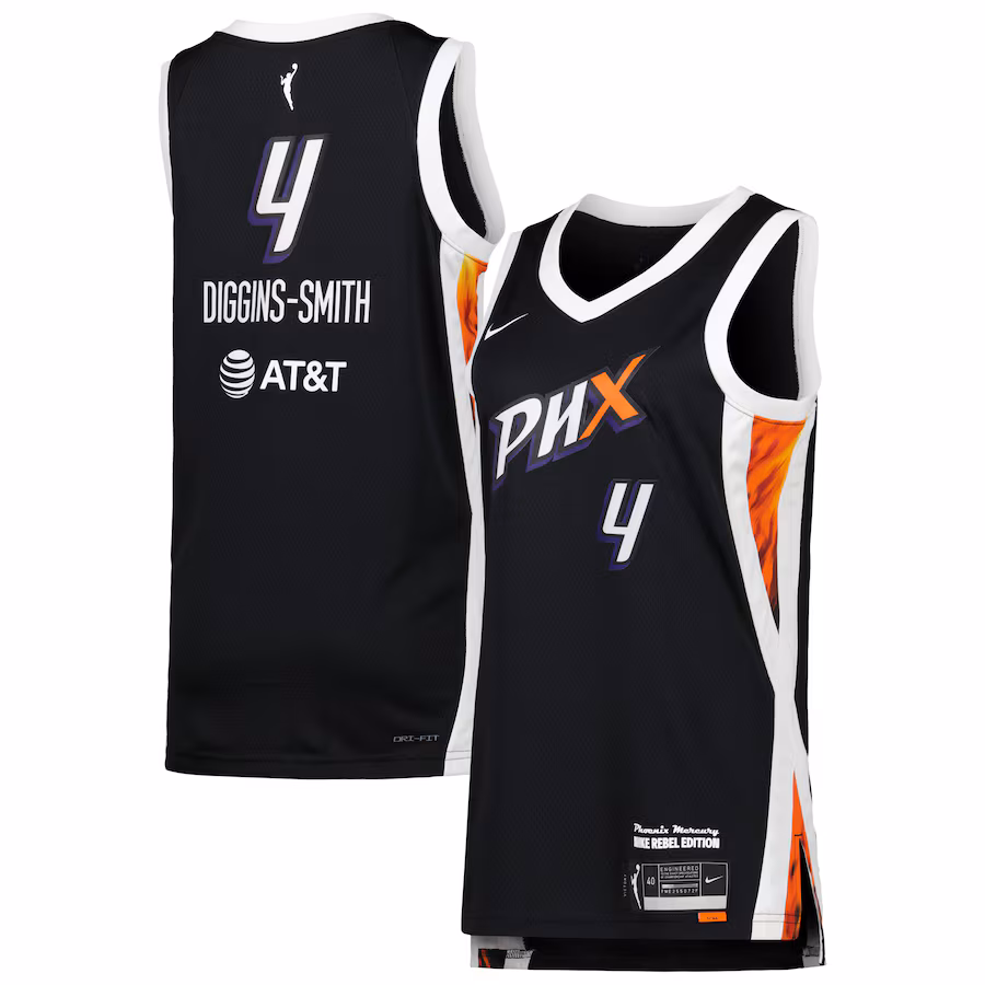 Women's Phoenix Mercury Skylar Diggins-Smith Nike Black 2021 Rebel Edition Victory Player Jersey - ujerseystore