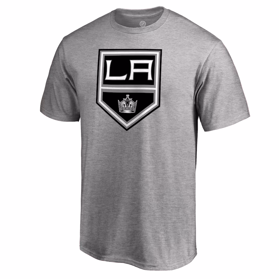 Men's Los Angeles Kings Heather Gray Team Alternate T-Shirt - ujerseystore