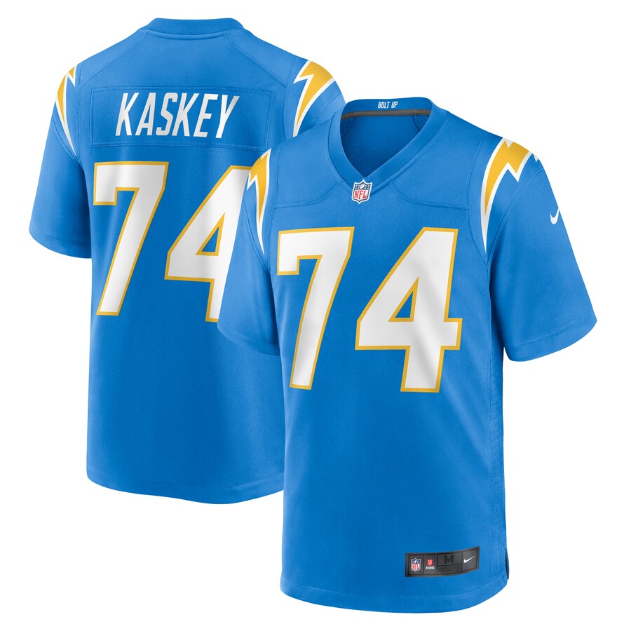 Men's Los Angeles Chargers Matt Kaskey Nike Powder Blue Team Game Jersey - ujerseystore