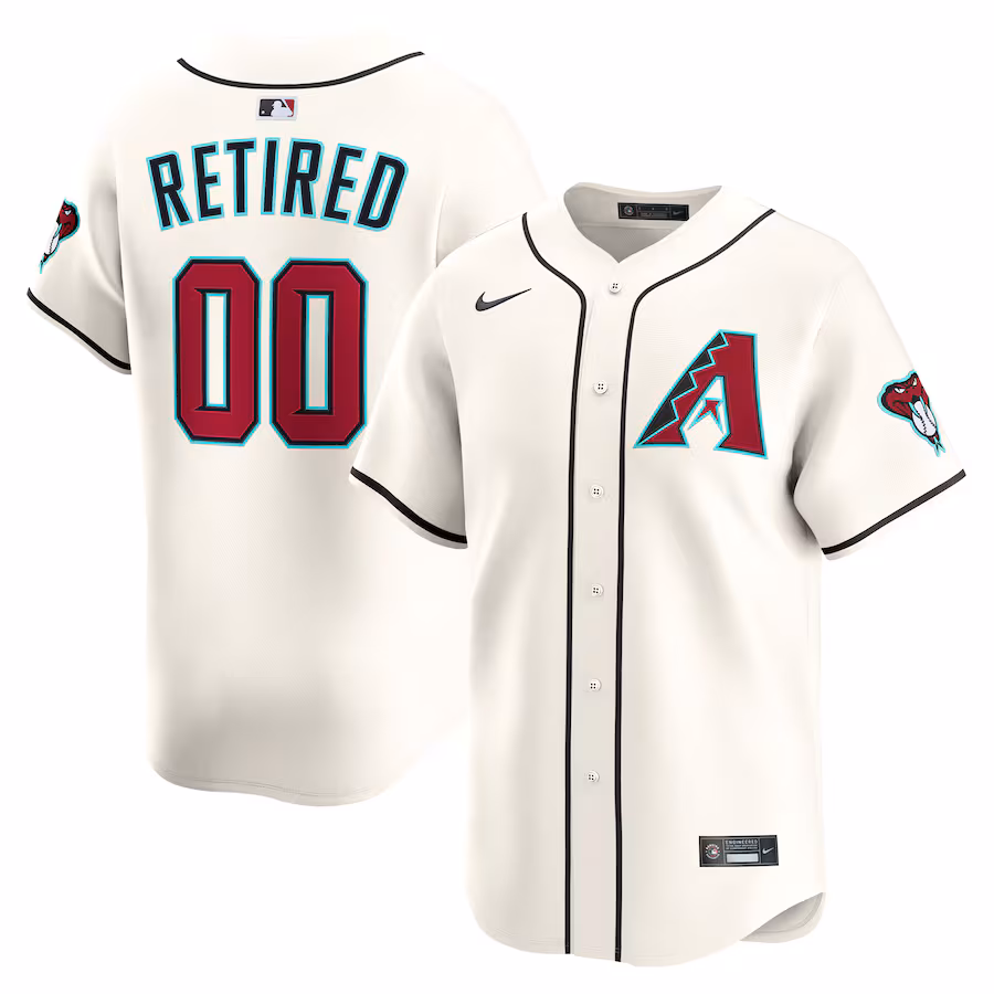 Men's Arizona Diamondbacks Nike Cream Home Limited Pick-A-Player Retired Roster Jersey - ujerseystore
