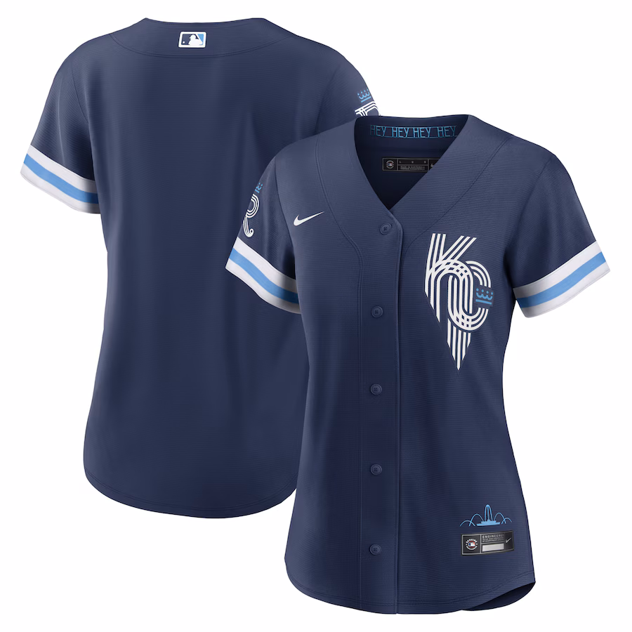 Women's Kansas City Royals Nike Navy City Connect Replica Jersey - ujerseystore