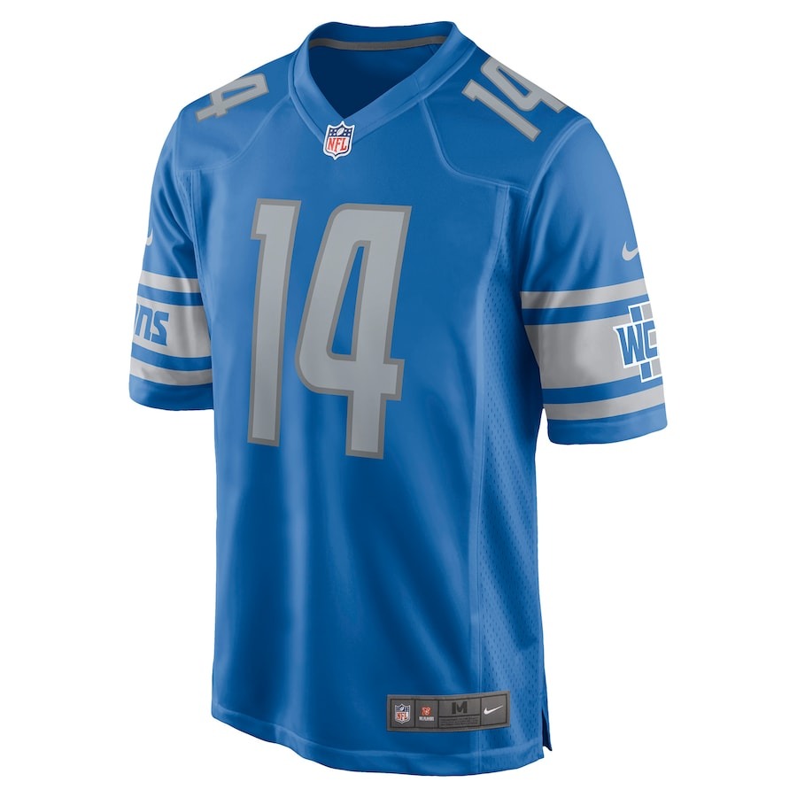 Men's Detroit Lions Amon-Ra St. Brown Nike Blue Game Player Jersey - ujerseystore
