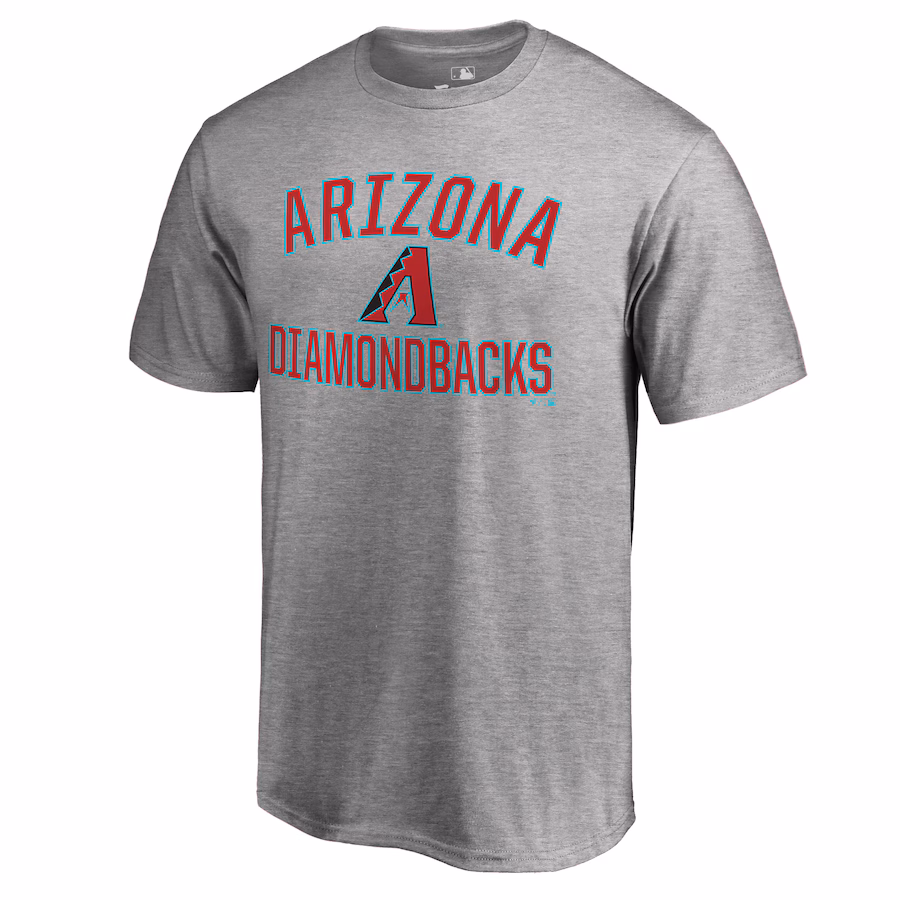 Men's Arizona Diamondbacks Ash Victory Arch T-Shirt - ujerseystore