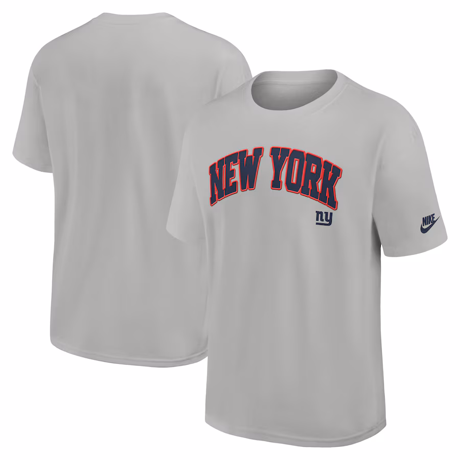 Men's New York Giants  Nike Silver Rewind Max90 Statement T-Shirt - ujerseystore