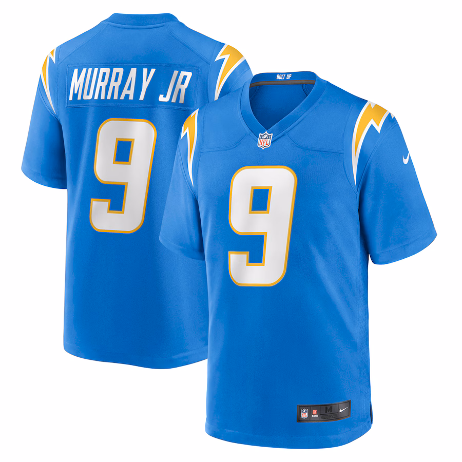Men's Los Angeles Chargers Kenneth Murray Jr. Nike Powder Blue Game Jersey - ujerseystore