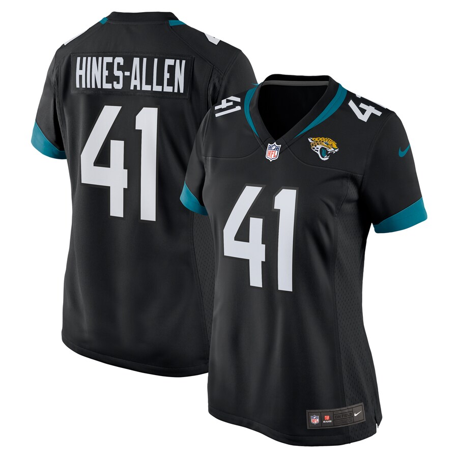 Women's Jacksonville Jaguars Josh Hines-Allen Nike Black Alternate Player Game Jersey - ujerseystore