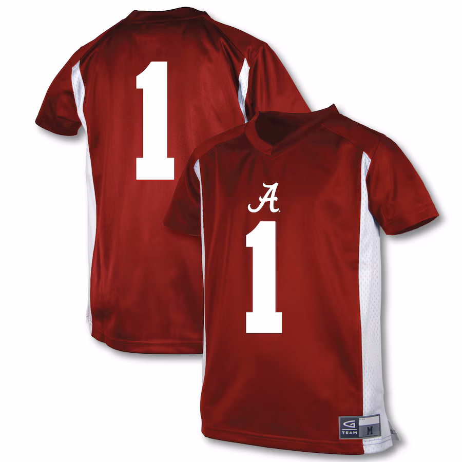 Youth Garb #1 Crimson Alabama Crimson Tide Football Jersey - ujerseystore