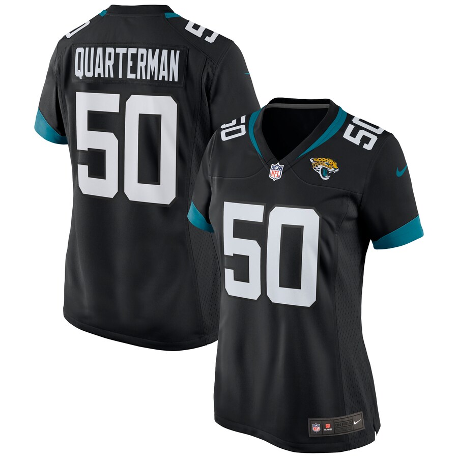 Women's Jacksonville Jaguars Shaquille Quarterman Nike Black Game Jersey - ujerseystore