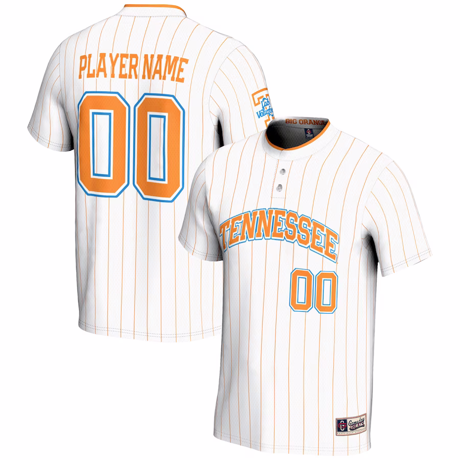 Tennessee Volunteers GameDay Greats NIL Pick-A-Player Lightweight Softball Jersey - White - ujerseystore