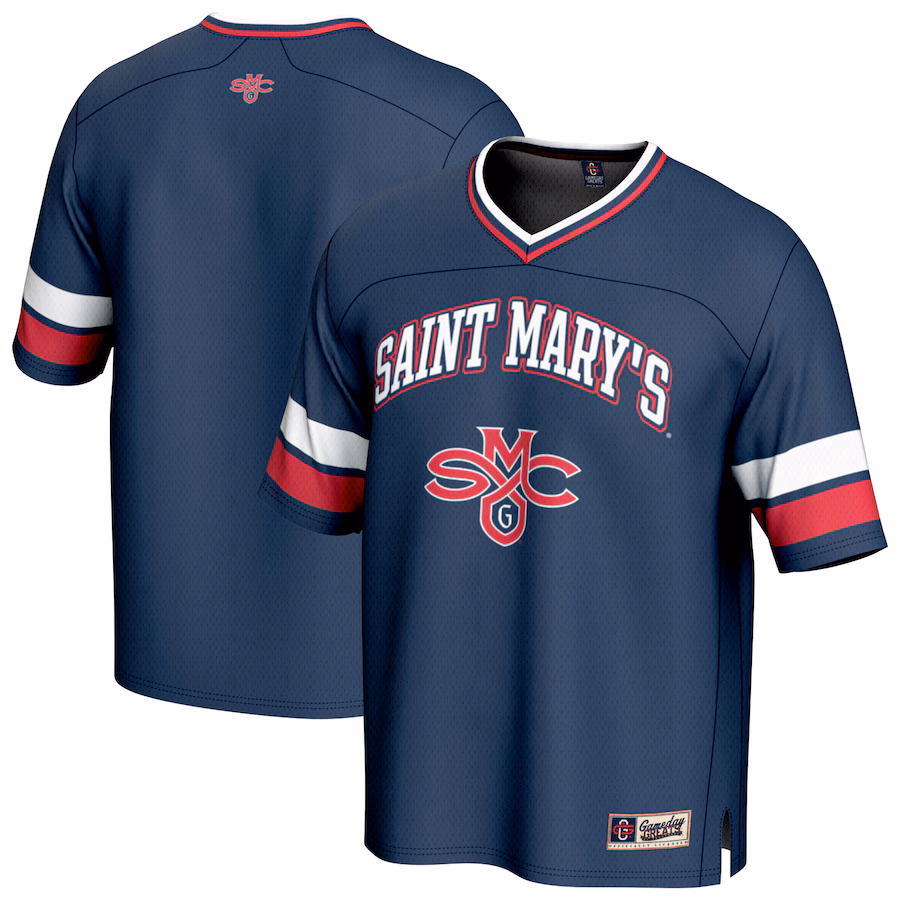 Youth GameDay Greats Navy Saint Mary's Gaels Spirit Football Jersey - ujerseystore