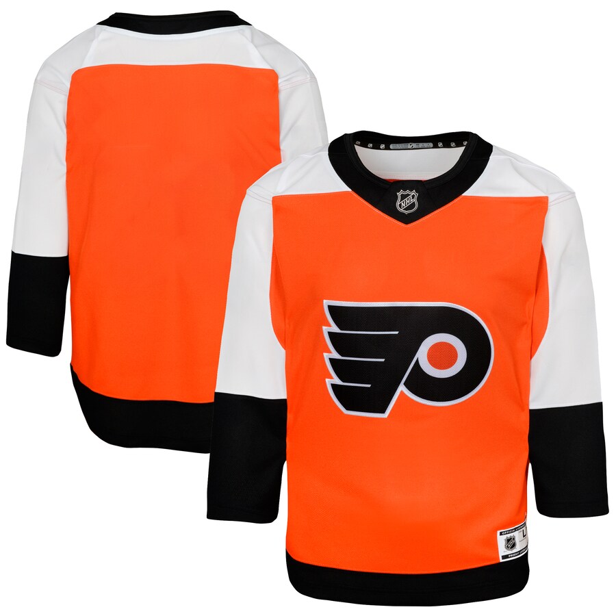 Youth Philadelphia Flyers Burnt Orange Home Premier Jersey - ujerseystore