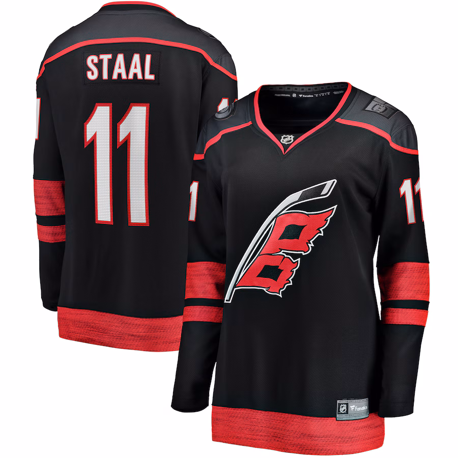 Women's Carolina Hurricanes Jordan Staal Fanatics Black Breakaway Alternate Player Jersey - ujerseystore