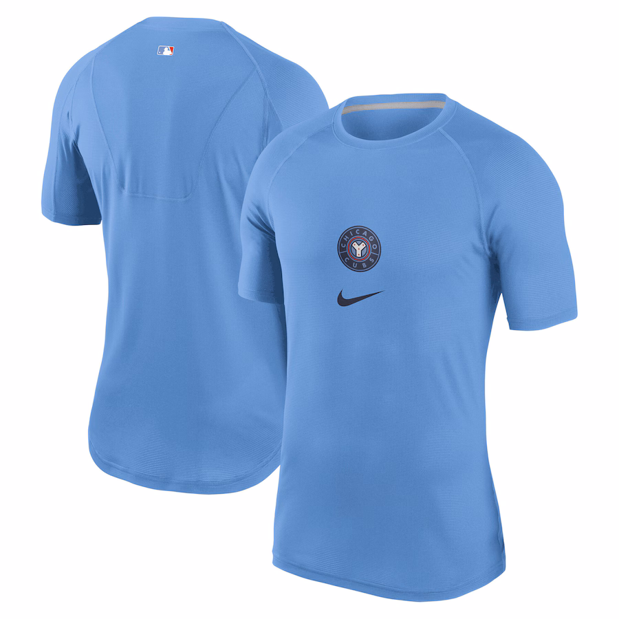 Men's Chicago Cubs Nike Royal City Connect Performance Raglan Base Layer Top - ujerseystore