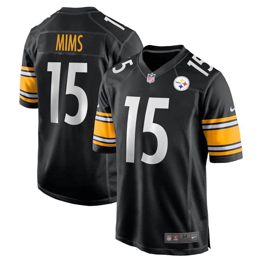 Men's Pittsburgh Steelers Denzel Mims Nike  Black  Game Jersey - ujerseystore