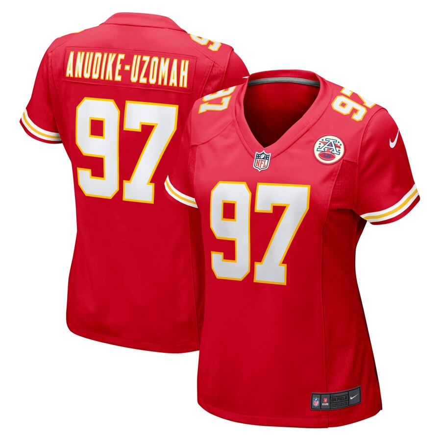 Women's Kansas City Chiefs Felix Anudike-Uzomah Nike Red Player Jersey - ujerseystore
