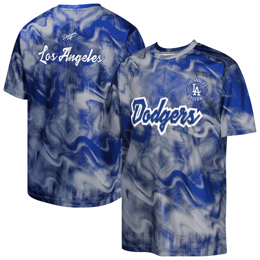 Youth Los Angeles Dodgers Royal/Gray Pinch Hitter T-Shirt - ujerseystore