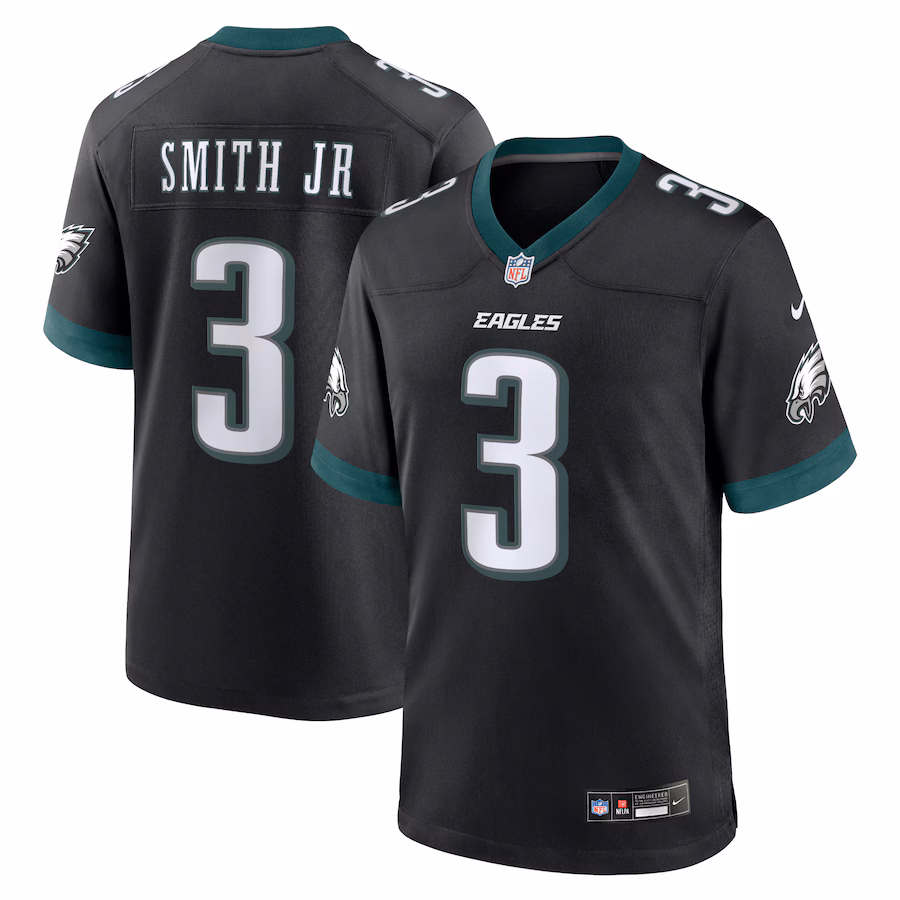 Men's Philadelphia Eagles Nolan Smith Nike Black Alternate Game Jersey - ujerseystore