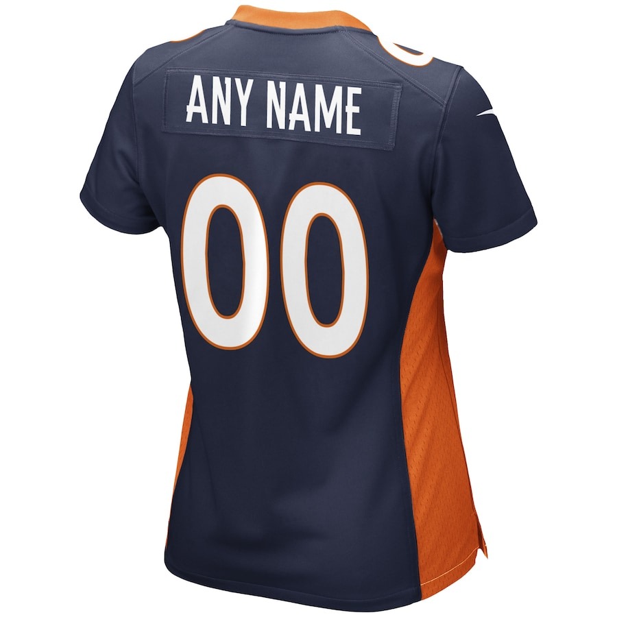 Women's Nike Navy Denver Broncos Alternate Custom Game Jersey - ujerseystore