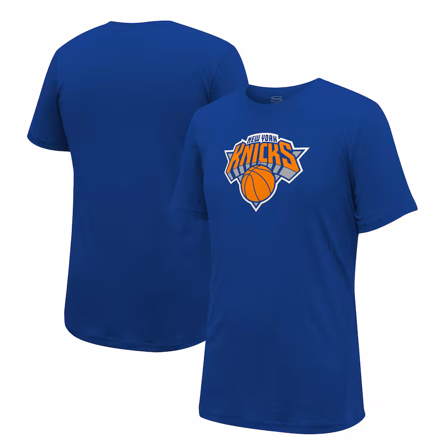 Unisex New York Knicks Stadium Essentials Blue Primary Logo T-Shirt - ujerseystore