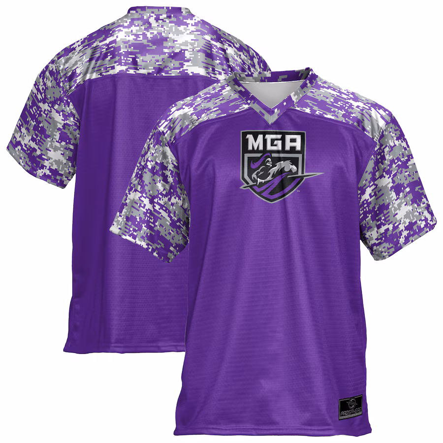 Men's ProSphere  Purple Middle Georgia State Knights Football Jersey - ujerseystore