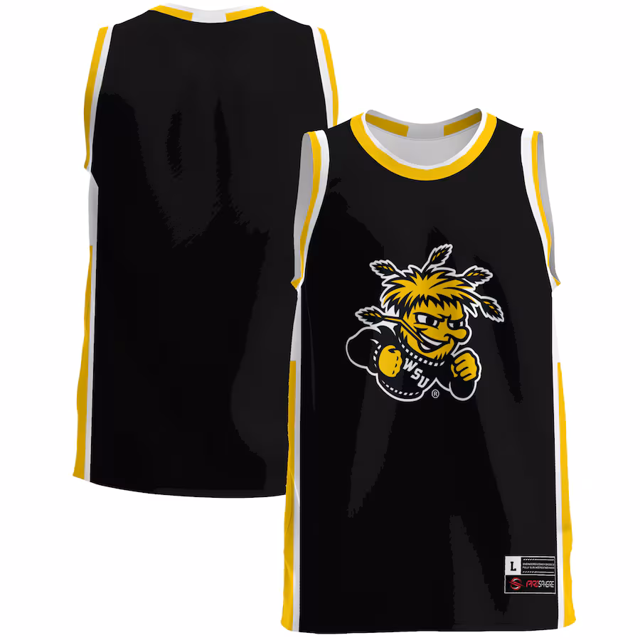 Wichita State Shockers GameDay Greats  Lightweight Basketball Jersey - Black - ujerseystore