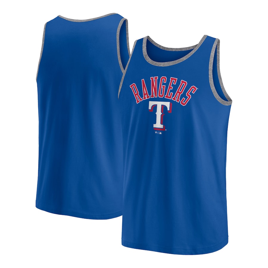 Men's Texas Rangers Fanatics Royal Bet Tank Top - ujerseystore