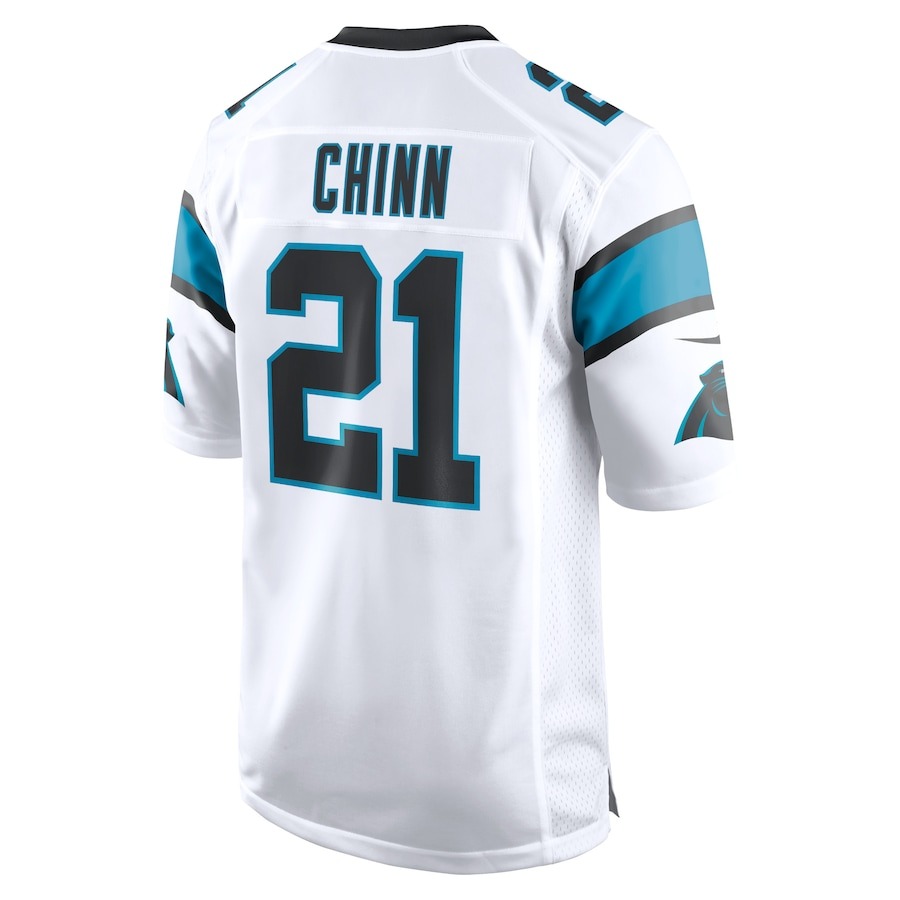 Men's Carolina Panthers Jeremy Chinn Nike White Game Jersey - ujerseystore