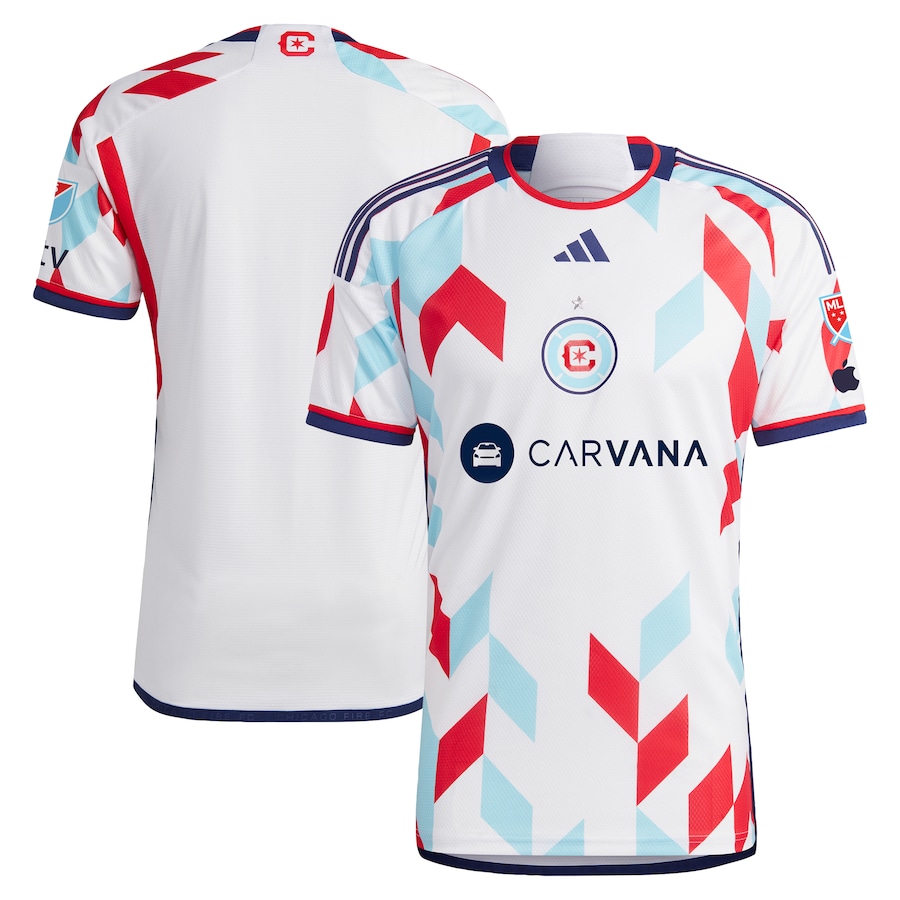 Men's Chicago Fire  adidas White 2024 A Kit For All Authentic Jersey - ujerseystore