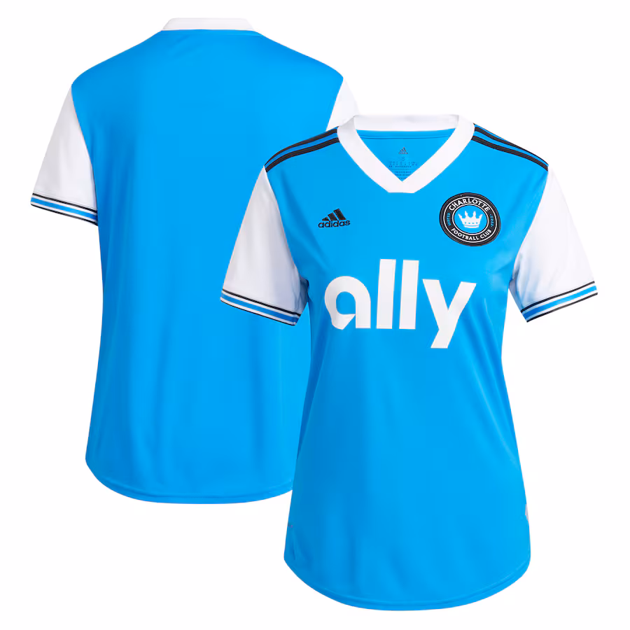 Women's Charlotte FC adidas Blue 2022 Primary Replica Jersey - ujerseystore