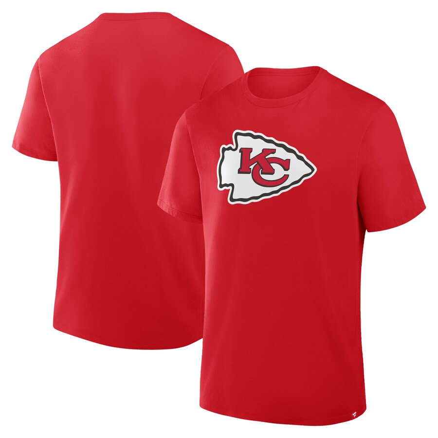 Men's Kansas City Chiefs  Fanatics Red Legacy Cotton T-Shirt - ujerseystore