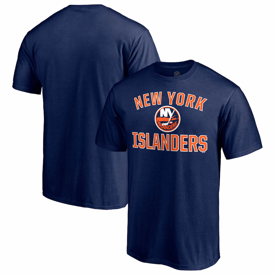 Men's New York Islanders Navy Special Edition Victory Arch T-Shirt - ujerseystore