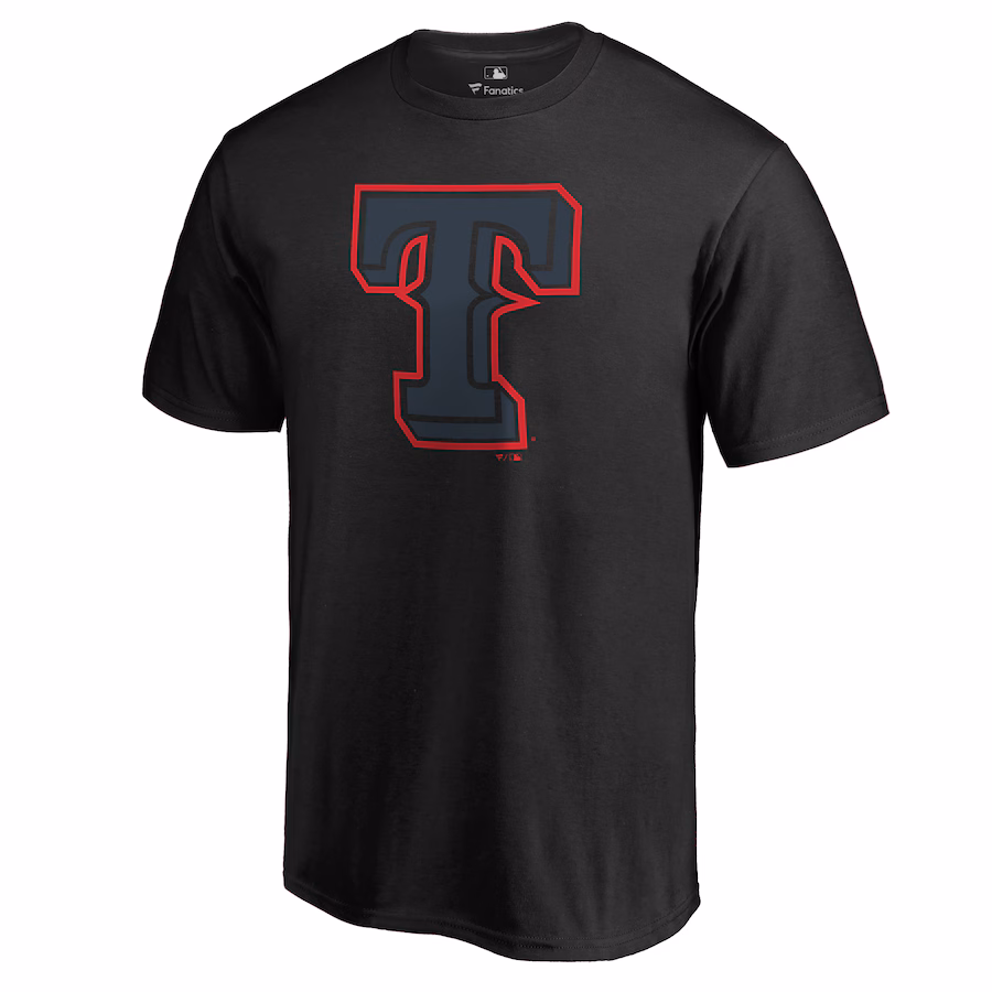 Men's Texas Rangers Black Taylor T-Shirt - ujerseystore
