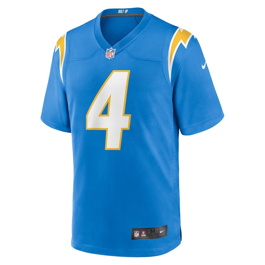 Men's Los Angeles Chargers Gus Edwards Nike  Powder Blue  Game Jersey - ujerseystore