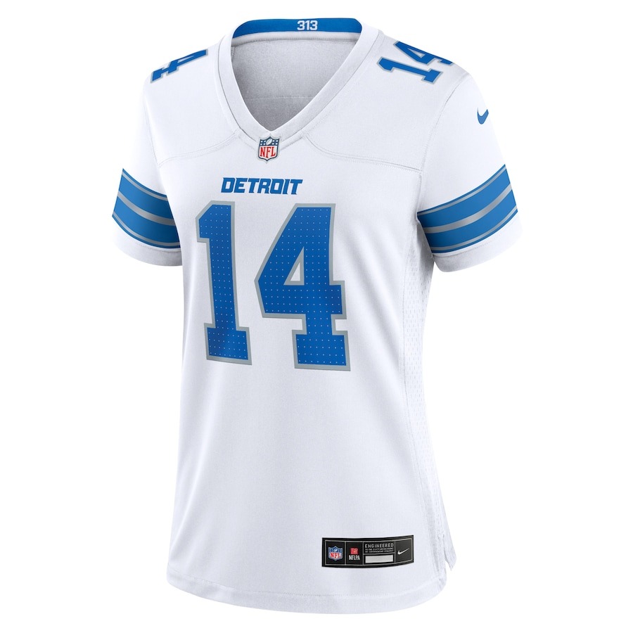 Women's Detroit Lions Amon-Ra St. Brown Nike White White Game Jersey - ujerseystore