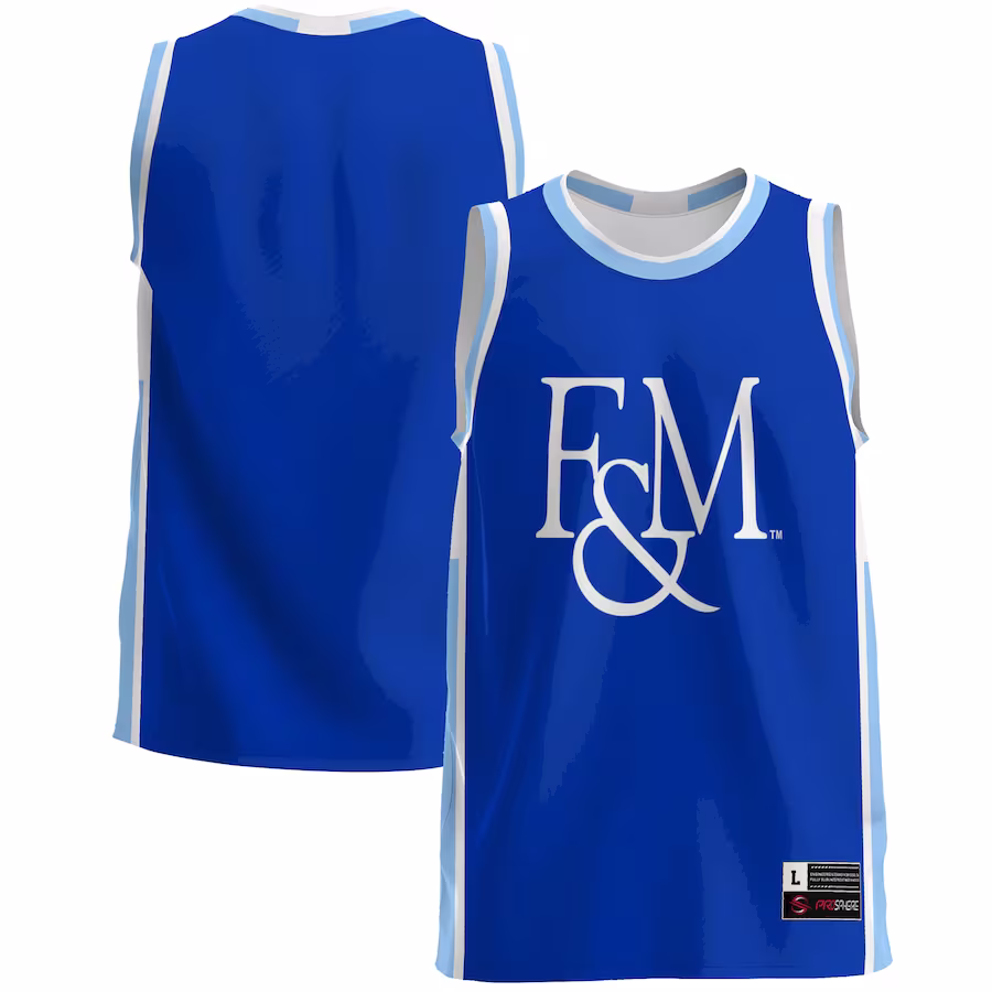 Franklin & Marshall Diplomats GameDay Greats  Lightweight Basketball Jersey - Blue - ujerseystore