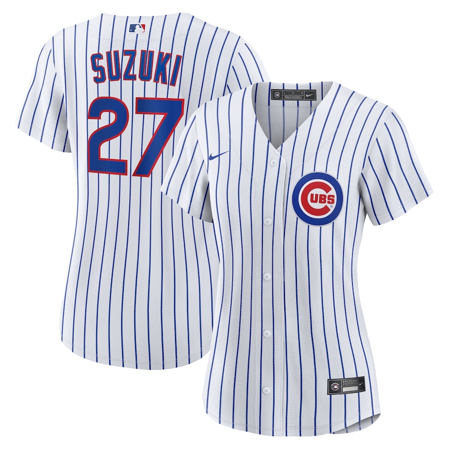 Women's Chicago Cubs Seiya Suzuki Nike White Home Replica Jersey - ujerseystore