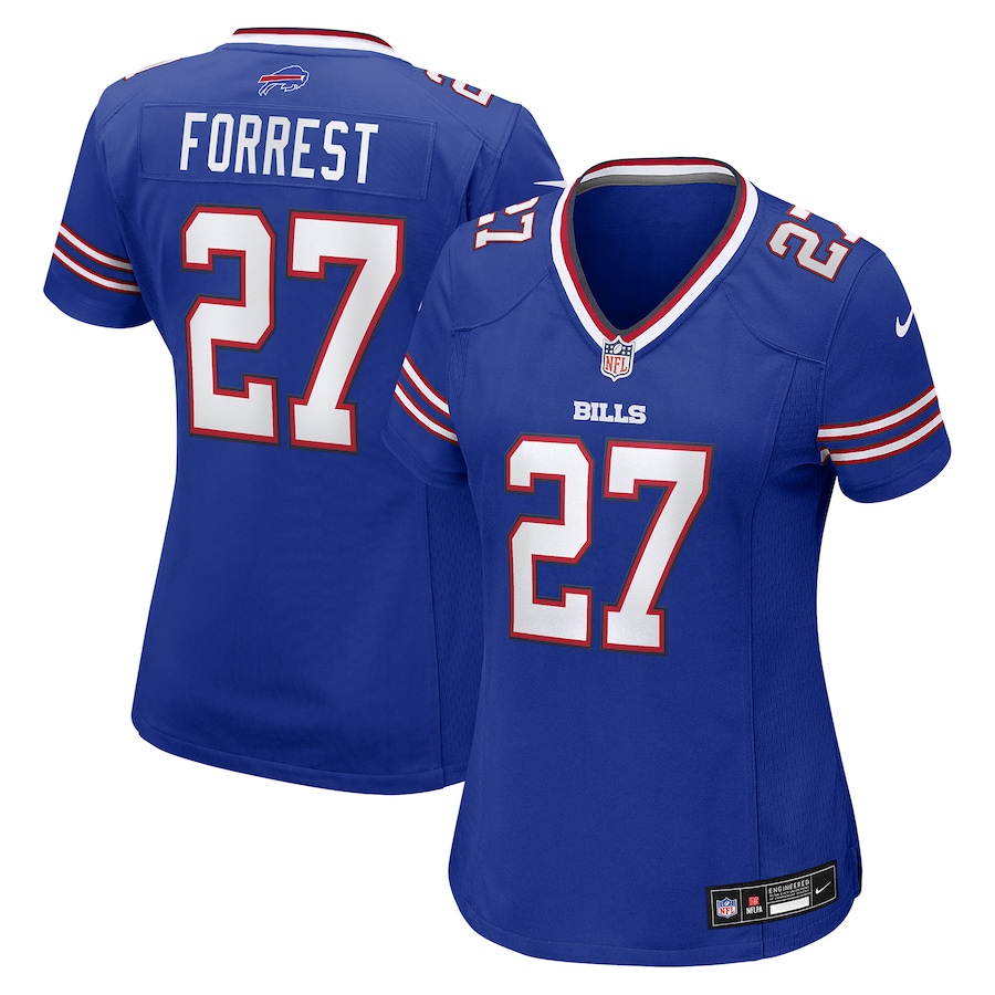 Women's Buffalo Bills Darrick Forrest Nike Royal Team Game Jersey - ujerseystore