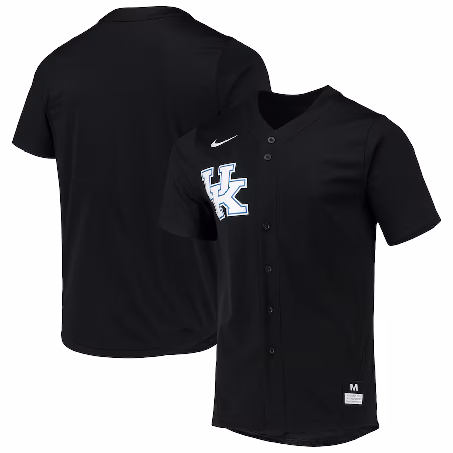 Kentucky Wildcats Nike Replica Baseball Jersey - Black - ujerseystore