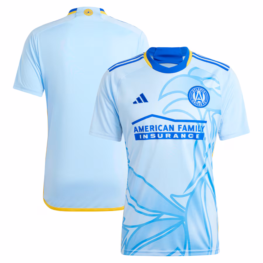 Men's Atlanta United FC  adidas Light Blue 2024 The Resurgens Kit Replica Jersey - ujerseystore