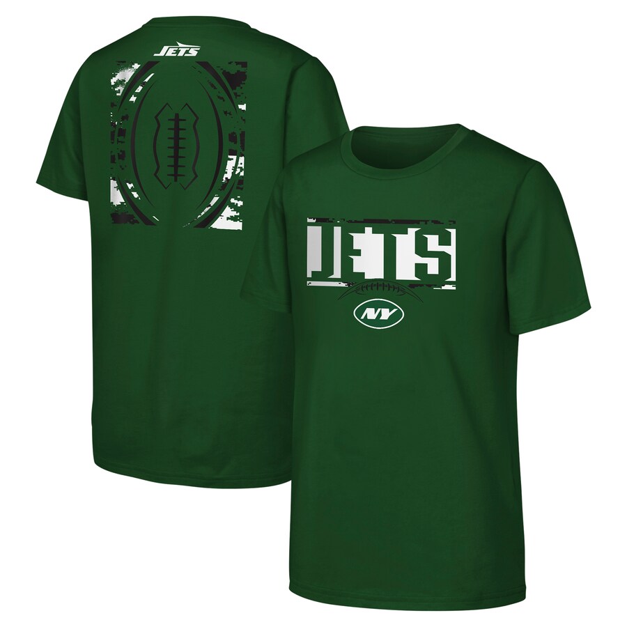 Youth New York Jets Green The Blitz T-Shirt - ujerseystore
