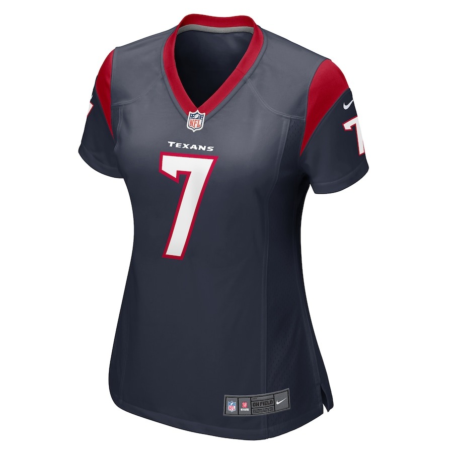 Women's Houston Texans C.J. Stroud Nike Navy Player Jersey - ujerseystore